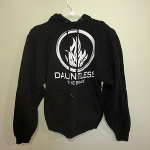 BLACK DIVERGENT SWEATSHIRT